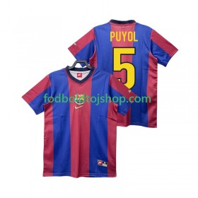 FC Barcelona PUYOL 5 1999 Retro Hjemme trøje 1998 S/S